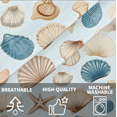 thumbnail image 2 of Herdesigns Starfish Seashell Coral Throw Pillow Covers, 18x18 Inch Pack of 2 Soft Couch Pillowcases Cushion Cases for Sofa Bedroom Living Room Home Decor, 2 of 7