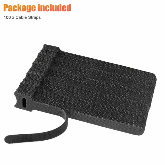 Adjustable & Locking Velcro Tape Roll for Organizing Wires 2cm Wide Reusable Cable Ties