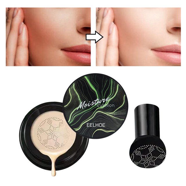Crema almohadón de aire, crema BB hidratante resaltando Control de aceite corrector de imperfecciones faciales base corrector crema BB para , blanco Yinane Corrector facial de maquillaje