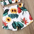 thumbnail image 4 of Toddler Kid Baby Girl Sling Tops Pants Shorts 2PCS Casual Outfit Clothes Summer, 4 of 5