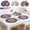 A, variant on Yyuenw 4Pcs Independence Day Placemats, 14x14-inch Round Placemats, Perfect for Table Centerpieces and 4th of july Decorations