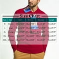 thumbnail image 3 of LpwkSSA Men's Winter Long Sleeve V-Neck Elastic Knit Sweater Thickened Warmth Casual Business Stylish Shirts Versatile Trendy Menswear Design Red XXXL, 3 of 9