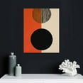 thumbnail image 4 of ARISTURING Minimalist Boho Wall Art Mid-Century Modern Wall Art Decor, Neutral Geometric Line Sun Canvas Prints Artwork, Framed Abstract Boho Wall Art Decor for Bathroom, Bedroom, Living Room, Office, 4 of 4