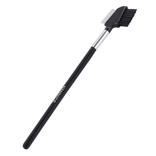 Cepillo para cejas, acero inoxidable, peine para cejas, pestañas, cepillo para pestañas, funcionamiento suave