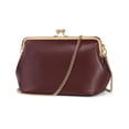 thumbnail image 1 of Bolso de mano CATSEA Kiss Lock bandolera de piel sintética para mujer, 1 of 6