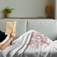 thumbnail image 3 of Jack Russell Soft Flannel Fleece Blanket, Sketch Dog with All You Need is My Love Words Purebred Animal Design, Cozy Plush for Indoor and Outdoor Use, 60" x 80", Pink Brown and White, by Ambesonne, 3 of 5
