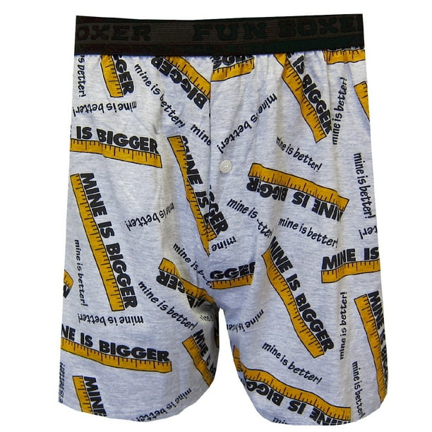 Fun Boxers Fun Boxers Men's Size Matters, Mine Is Bigger and Better