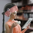 thumbnail image 4 of TASALON 1875W Ionic Hood Hair Dryer with Adjustable Stand, 3 Temperature Settings, Rolling Wheels, and Timer, Pink, 4 of 7