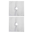 thumbnail image 1 of WDOplteas Estufa Gas Protector Reutilizable Estufa Gas Cubierta Liner Mat (2 Piezas Plata), 1 of 8