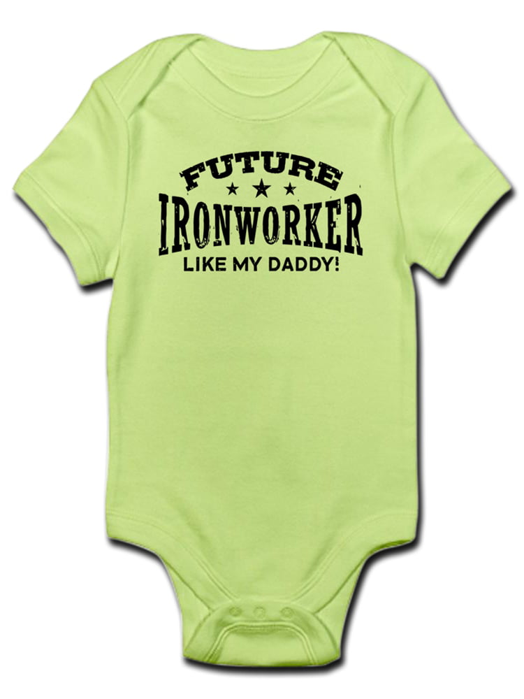 Toddler Baby Girl Boy Ironworker Flag OutfitRomper Jumpsuit Short Sleeve Bodysuit Tops Clothes 