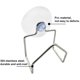 thumbnail image 4 of Soporte de esponja de cocina de acero inoxidable, soporte de esponja de acero inoxidable, soporte de esponja de baño con ventosa firme para paño de cocina, tapa del fregadero, paquete de 4 jabones Adepaton YQ-1870, 4 of 7