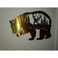 thumbnail image 3 of Peterson Artwares PH1702 Bear and Stag Metal Wall Art, Rust, 3 of 6