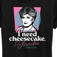 thumbnail image 3 of Golden Girls - I Need Cheesecake - Women's Short Sleeve Graphic T-Shirt, 3 of 5