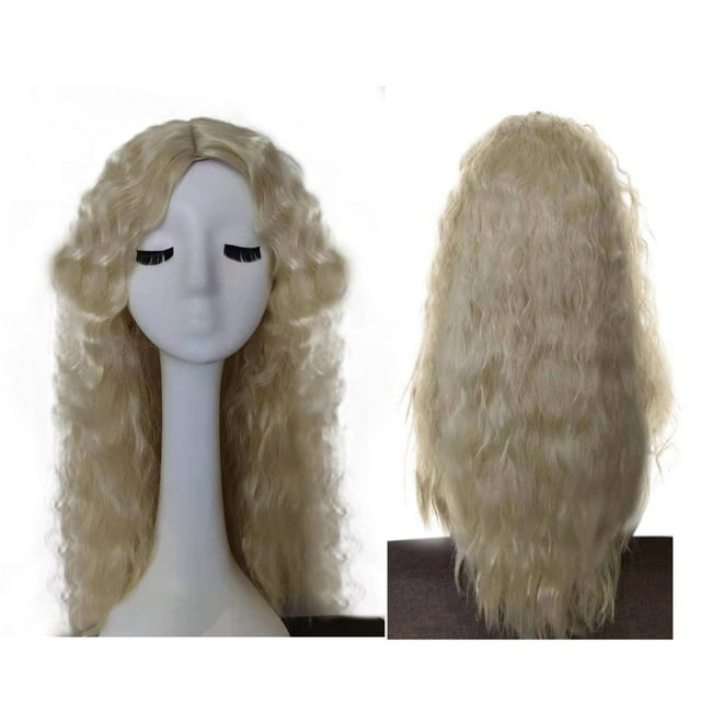 RYRDWP Perruque Bouclée de 24 Pieds Cheveux Bouclés Perruque en Dentelle Cheveux Humains 360 Antiadhésive