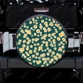 thumbnail image 1 of Colorful Floral Daisy Seamless Pattern Polyester Universal Spare Wheel Tire Cover Wheel Covers for Trailer RV SUV Truck Camper, 1 of 5