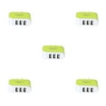 thumbnail image 3 of Wisewang Wall Charger 3 Port Plug Small Compact USB Power Adapter Safe Phone Charging Cell Phones Cameras Socket Mobile Green 5Set, 3 of 6
