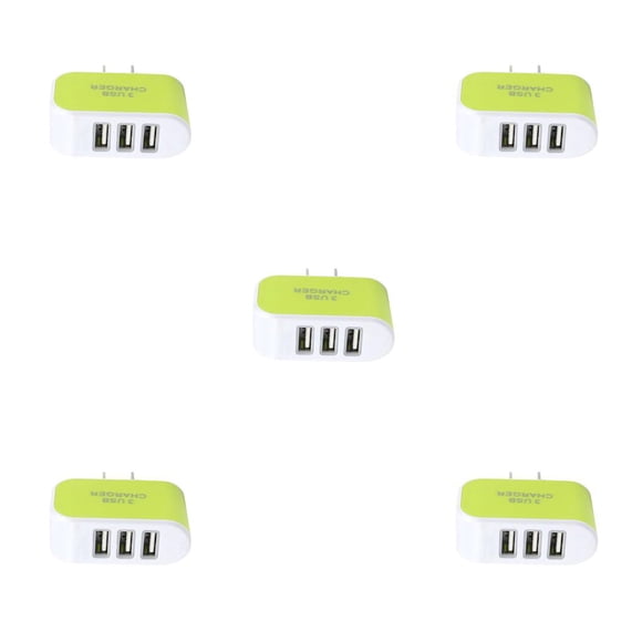 Inteprter Nuevo 3 puertos Triple puerto USB Wall Home Travel Adaptador de de CA Enchufe de la UE de teléfono móvil Type4 NO4