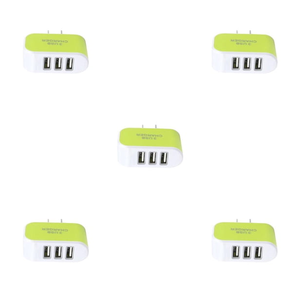 Inteprter Nuevo 3 puertos Triple puerto USB Wall Home Travel Adaptador de de CA Enchufe de la UE de teléfono móvil Type4 NO4