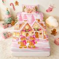 thumbnail image 4 of Manfei Nutcracker Twin Sheets Christmas Bedding, Lilac White 3pcs (1 Flat Sheet, 1 Fitted Sheet and 1 Pillowcase), 4 of 6