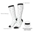 thumbnail image 4 of Hirioo Heart Rabbit for Adult Stockings Breathable Sock Non-Pilling,Contrasting Color Design, 4 of 6