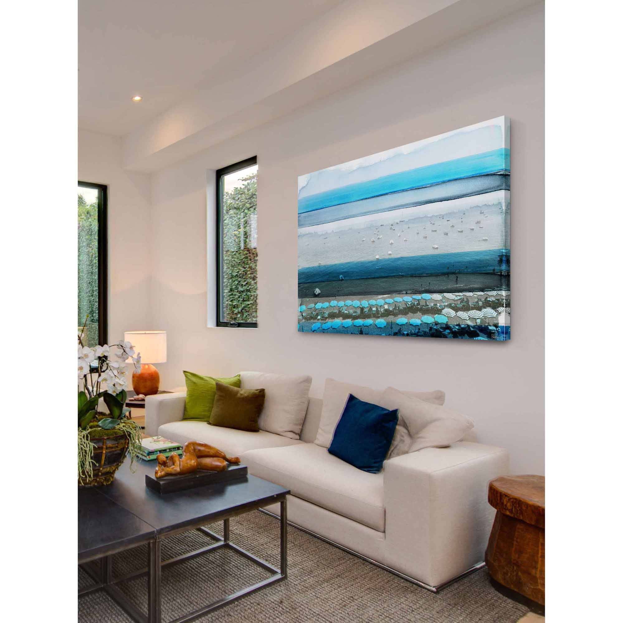 Parvez Taj Spiaggia Art Print on Premium Canvas