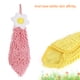 thumbnail image 3 of 4 Uds. Toallas de mano colgantes suaves de chenilla encantadoras, toallas gruesas absorbentes florales para cocina y baño, 3 of 6