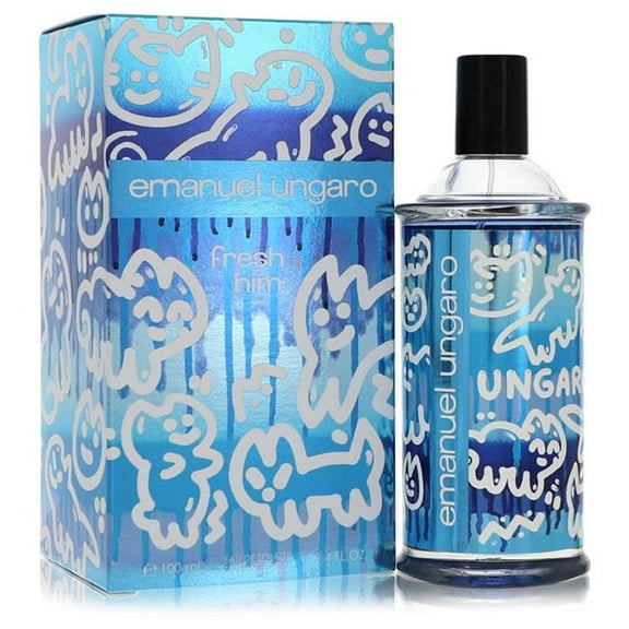 Ungaro 562960 3.4 oz Emanuel Ungaro Fresh for Him Mens Eau De Toilette Spray