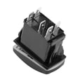 thumbnail image 2 of Qiilu DC 12V/24V Blue LED Light Laser Rocker Switch 5 Pin Rear Light ON-OFF Switch for Car Boat, Laser LED ON-OFF Switch, Laser Rocker Switch, 2 of 8
