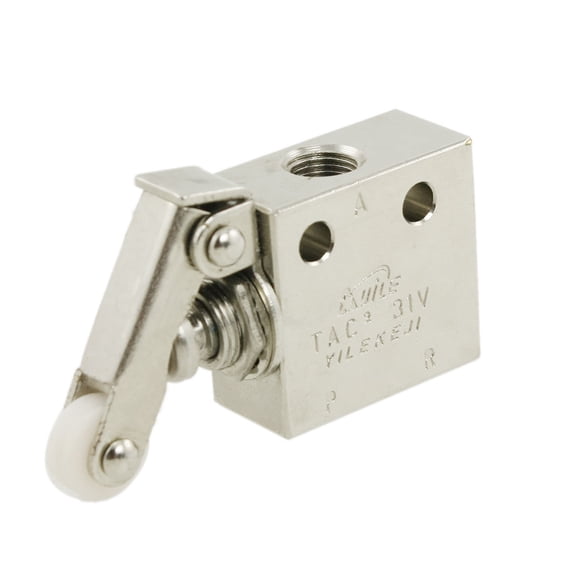 Unique Bargains Unique Bargains Roller Lever 2 Position 8.4mm Port Pneumatic Mechanical Air Valve