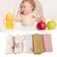 thumbnail image 2 of Pack of 5pcs Newborns Bath Towels Cotton Comfortable Washcloths Multipurpose Burp Cloth Baby Drooling Bibs 23cm, 2 of 4