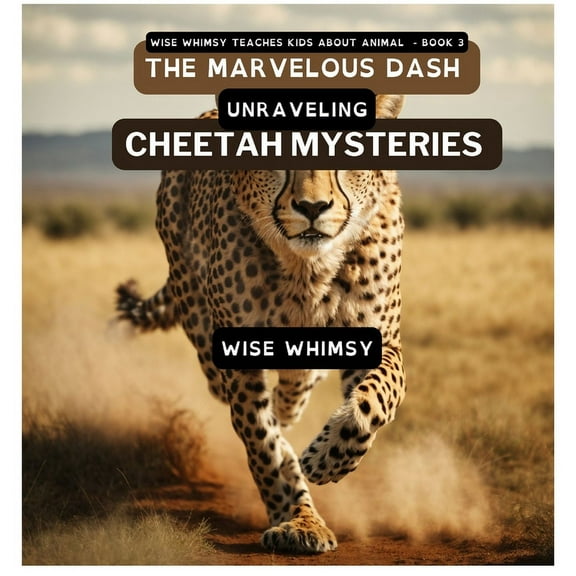 Wise Whimsy Teaches Kids about Animals The Marvelous Dash: Unraveling Cheetah Mysteries, Book 3, (Hardcover)