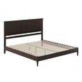 thumbnail image 2 of AFI Charlotte Solid Wood Low Profile King Platform Bed in Espresso, 2 of 13