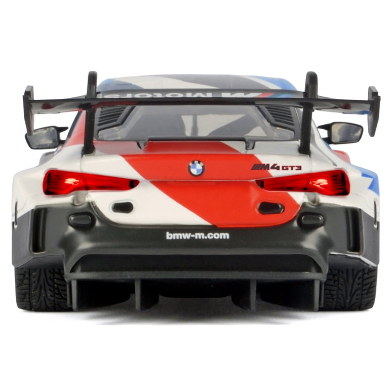 BMW M4 GT3 #1 White with Black, Blue and Red Graphics 
