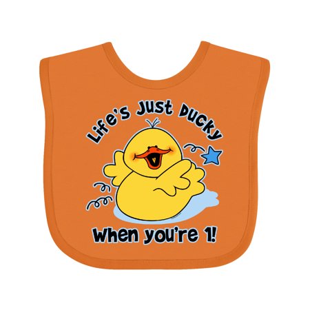 

Inktastic Life s Ducky 1st Birthday Gift Baby Boy or Baby Girl Bib