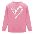 thumbnail image 6 of Afuyipoi Valentine's Day Men Hoodie, Collar Printed Long Sleeve Boyfriend Sweatshirts Pink 2XL, 6 of 8