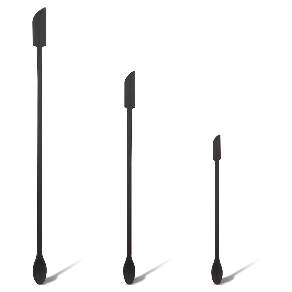 Machinehome 3 Pieces Silicone Spatulas Set 2 Heads Long Jam Bottle