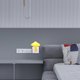 thumbnail image 3 of LED Night Light Wall Plug-in Bright Yellow Lamp Mushroom Shaped Saving Energy Powered Light (EU Plug), 3 of 3