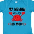 thumbnail image 4 of Inktastic Memaw Loves Me Grandson Boys or Girls Baby Bodysuit, 4 of 5
