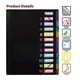 thumbnail image 2 of 24 Clear Pocket Expanding File Folder 12 Colored Tabs,Holds 300 Sheets, File Organizer,Numbered Index on Cover 1PC, 2 of 4
