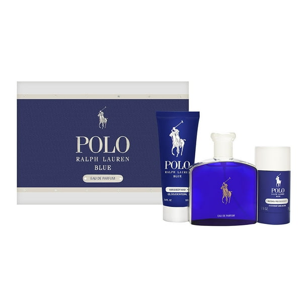 Ralph Lauren Polo Blue by Ralph Lauren for Men 3 Piece Set Includes