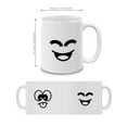 thumbnail image 4 of WIRESTER 11oz 325ml Ceramic Tea Cup Coffee Mug With Handgrip For Gift, Birthday, Anniversary, Christmas - Cute Funny Cartoon Eyes Mouth, 4 of 7