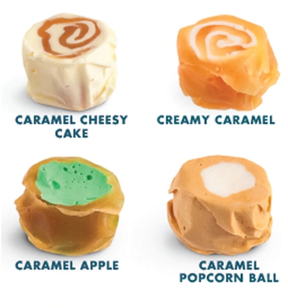 Taffy Shop Caramel Lovers Mix Salt Water Taffy 5 LB Bag