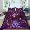 thumbnail image 2 of La Noche del Cazador Conjunto de sábanas temático, trío de piezas, cómodo y amigable con la piel, diseño único, regalo de decoración para el hogar para familiares, amigos y fans,135cm *200cm, 2 of 6