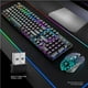 thumbnail image 3 of Usb Inalámbrico Ergonómico Único Retroiluminado Mecánico Touch Gaming Keyboard Mouse Set Con Efecto De Iluminación Ajustable Para Computadora Portátil Pc De Escritorio Noticed EL013979-01, 3 of 5
