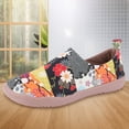 thumbnail image 4 of Mocasines Ligeros para Zapatos Informales Lona Pintados Con Arte Mujer Transpirables Cómodos Viajes Al Aire Libre, 4 of 9