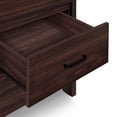 thumbnail image 5 of Noble House Hysham 2 Drawer Nightstand, Set of 2, Walnut, 5 of 8