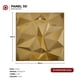 thumbnail image 3 of Panel Decorativo 3D DECO PVC 10pz 2.5m2 Texturas S050 ORO, 3 of 4