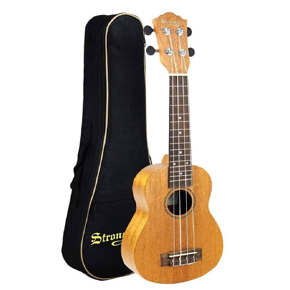 Wooden Kids Toy Soprano Ukulele Mahogany 21" Kids Ukulele Guitar With