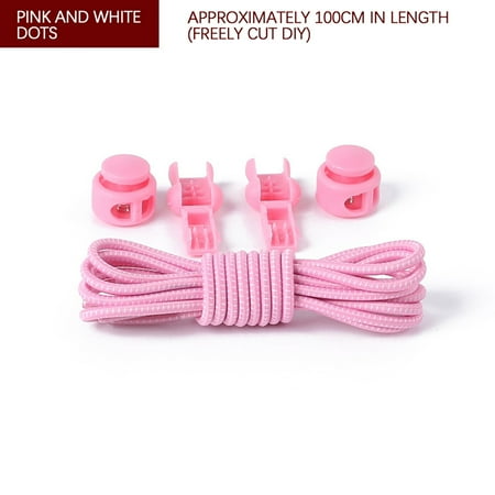 

Feiboyy LOCK LACES Elastic No Tie Shoelaces One Size Fits All LAZAY SHOELACE Elastic No Tie Shoelaces Adjustable Laces