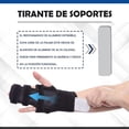 thumbnail image 2 of (Black - Right Hand) Aluminum Wrist Splint Adjustable Wrist Support Hand Stabilizer 3 or 4 Finger Immobilizer for Arthritis, Sprains and Broken Fingers, 2 of 5